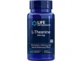 Life Extension L-Theanine 100mg, 60 vege capsules